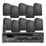 Som Ambiente Frahm Slim 1600 Bluetooth +10 Caixas Ps200 Plus