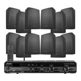 Som Ambiente Frahm Slim 2700 Bluetooth +12 Caixas Ps200 Plus