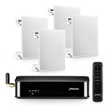 Som Ambiente Receiver Amplificador + 4 Caixas Arandela Frahm
