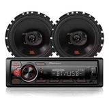Som Automotivo Pioneer Usb Bluetooth + 02 Alto Falante Jbl 6