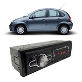 Som Automotivo Rádio Bluetooth Mp3 Player Usb Citroen C3
