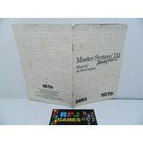Somente O Manual Tectoy Do Master System 3 Compact - Loja Rj