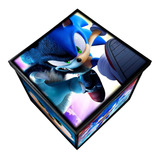 Sonic - Caixa Decorativa De Madeira