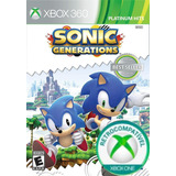 Sonic Generations Midia Fisica Novo Original Lacrado Xbox360