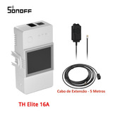 Sonoff Th Elite 16a + Sensor Temperatura E Umidade + Cabo