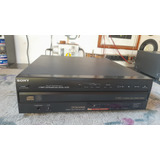 Sony Cd Player Carrossel 5cds Zerado Perfeito Veja Video
