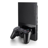 Sony Playstation 2 Destravado + 2 Controles S/fio + 4 Jogos