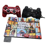 Sony Playstation 2 Slim Black C/controles