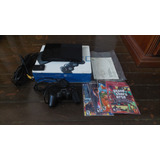 Sony Playstation 2 Slim Standard Charcoal Black Usado + Controle + 6 Jogos