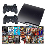 Sony Playstation 3 + 50 Jogos + 2 Controles