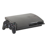 Sony Playstation 3 Slim 250gb Standard Cor Charcoal Black Promoção