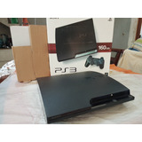 Sony Playstation 3 Slim Ps3 160gb - Manual E Caixa