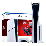 Sony Playstation 5 Slim 1tb Con Spider Man 2 Midia Digital Americano