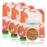 Sopa Low Carb Sem Glúten, Sem Sal, 100% Natural Holysoup 3un