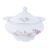 Sopeira Vitória 3 L Com Filete Prata Porcelana Schmidt