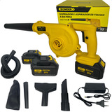 Soprador De Folhas Com 2 Bateria 21v Aspirador Elétrico Nf