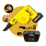 Soprador De Folhas Com 2 Bateria 48v Aspirador Elétrico Nf