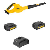 Soprador De Folhas Intercambiável + 2 Bateria 2ah Vonder