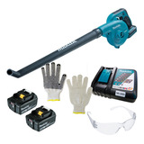 Soprador De Folhas Makita Dub186z + 2 Bat 5ah 18v + Carreg. 