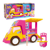 Sorveteria Da Judy Food Truck Boneca E Carrinho Samba Toys