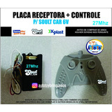 Soult Car 650- Controle Remoto 27mhz + Placa Receptora 27mhz