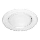 Sousplat Cristal Pearl Wolff 31,5cm Mesa Posta Bolinha 2670