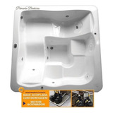 Spa Quadrado 5 Lugares Luxo 2x2 Completo Com Hidromassagem !