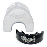 Spank Protetor Bucal Profissional Moldável Com Estojo Preto - Boxe - Muaythai - Jiu-jitsu - Mma - Kickboxing Futebol - Basquete - Bruxismo - Esporte De Contato