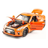 Speed & Passion Orange Nissan Gtr