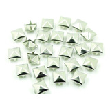 Spike Piramide Rebite 10mm Metal Roupa Punk Rock - 50unid