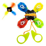 Spinner Corda Pião Gira Rápido Giro Maluco Luz Led Colorido