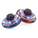 Spinner Voador Brinquedo Drone Boomerang Pião Com Led