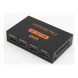 Splitter 1x4 Hub Distribuidor Hdmi 4k Fullhd Vídeo Áudio
