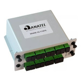 Splitter Box 1x8 Apc Sc Anatel Kit 10 Peças