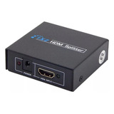 Splitter Distribuidor Cabo Hdmi 1x2 Divisor Full Hd Ver 1.4