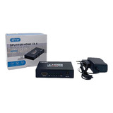 Splitter Distribuidor Cabo Hdmi 1x4 Divisor