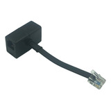 Splitter Divisor Adaptador T 1 Macho X 2 Fêmea Rj11 6 Vias