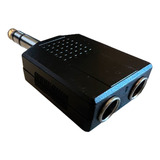 Splitter Duplicador Adaptador P10 Estéreo Fone Microfone