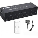 Splitter Switch Matriz 2x4 Hdmi 4k 2k Ultra Full Hd 3d Fonte
