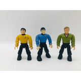 Spock Kirk Hikaru Sulu Star Trek Mini Figures Articulados