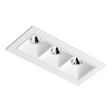 Spot Embutir Recuado Picco 34° Interlight 7w Led Luz Amarela Cor Branco