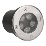 Spot Led Balizador Chão Piso 5w Embutir Branco Frio 6000k
