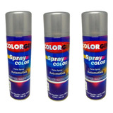 Spray Automotiva Colorgin Aluminio P/ Rodas 300ml 3un