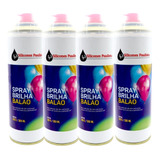 Spray Brilho Balões Renovar Bexiga Buffet Festa Kit 4 Unid.