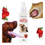 Spray Bucal Bafinho Para Vet Cachorro Gato Pet Clean 120 Ml