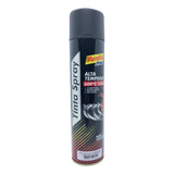 Spray Tinta Preto Fosco Alta Temperatura Escapamento Forno 