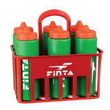Squeeze 1000 Ml Finta Tampa Automática. 6un Com Cesto Cor Verde-escuro