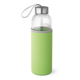 Squeeze Garrafa Garrafinha De Vidro Com Luva Em Neoprene