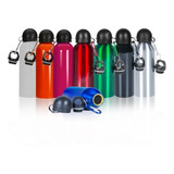 Squeeze Inox 500 Ml E Mosquetão Personalizado 10 Unidades
