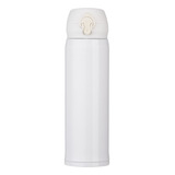 Squeeze Térmica Inox 400ml Garrafa Café Água Quente Frio Cor Branco